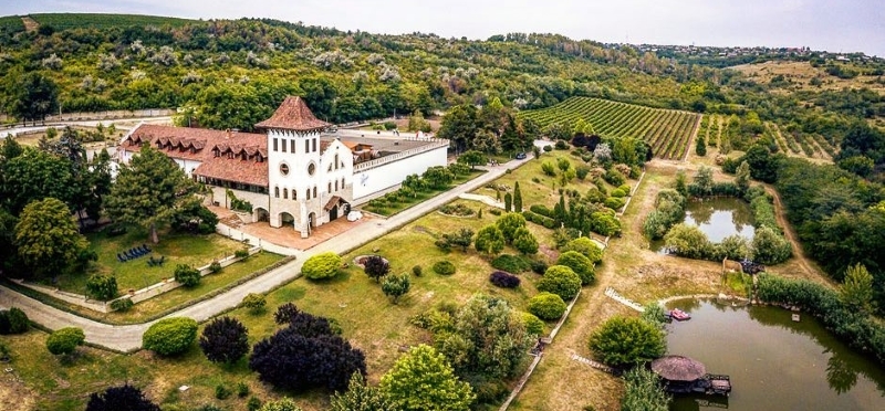 The beautiful Chateau Purcari in Moldova, close to the Ukrainian border