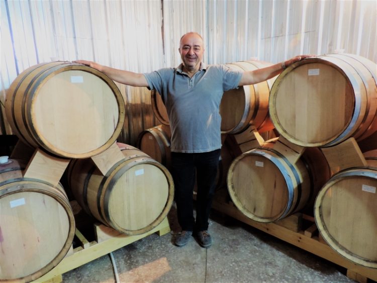 Armen, the owner at Old Bridge, looking rather pleased with his Caucasian barrel results!