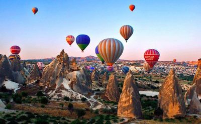 An amazing way to see Cappadocia, hot air balloon flights