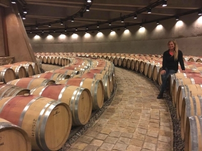 The extensive and impressive cellars of the Catena Zapata winery in Mendoza