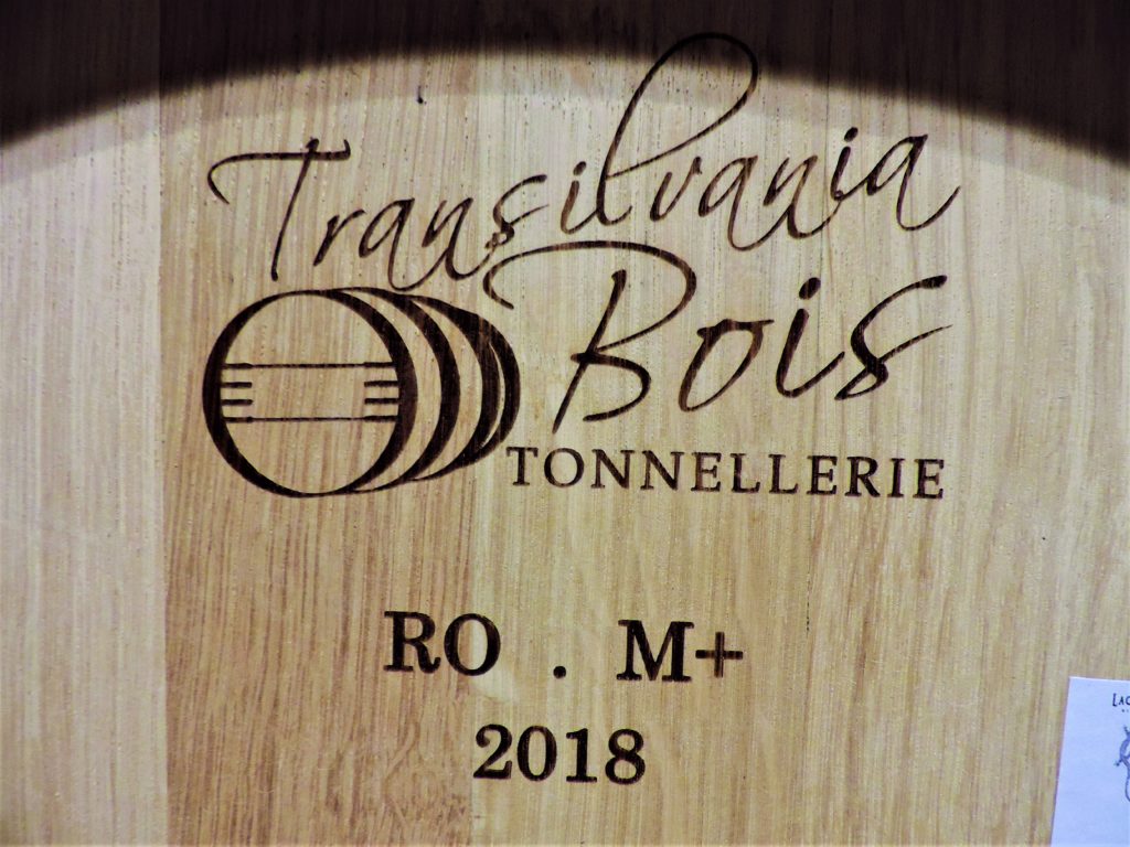 Romanian wine maturing in Romanian oak at Lacerta Winery