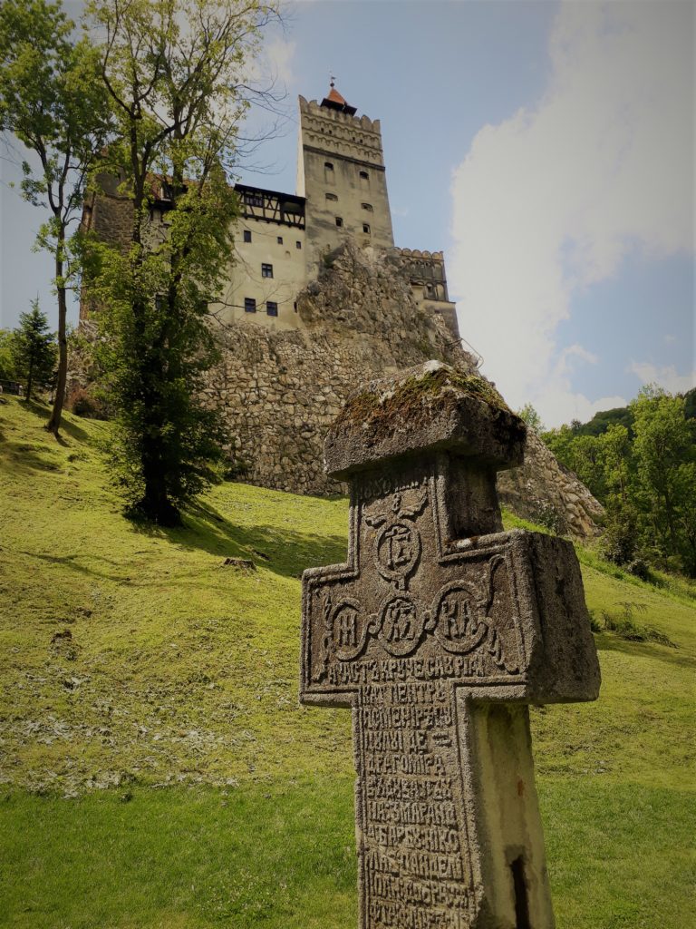 Dracula seems a distant theme in the sunshine - Bran Castle near Brasov