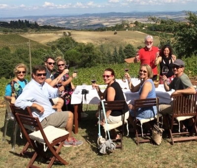 Our Brunello wine tours offer the chance to taste and eat "al fresco" in the lovely Montalcino countryside