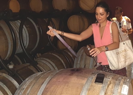 Tasting from barrels is an integral part of our Azerbaijan wine tour
