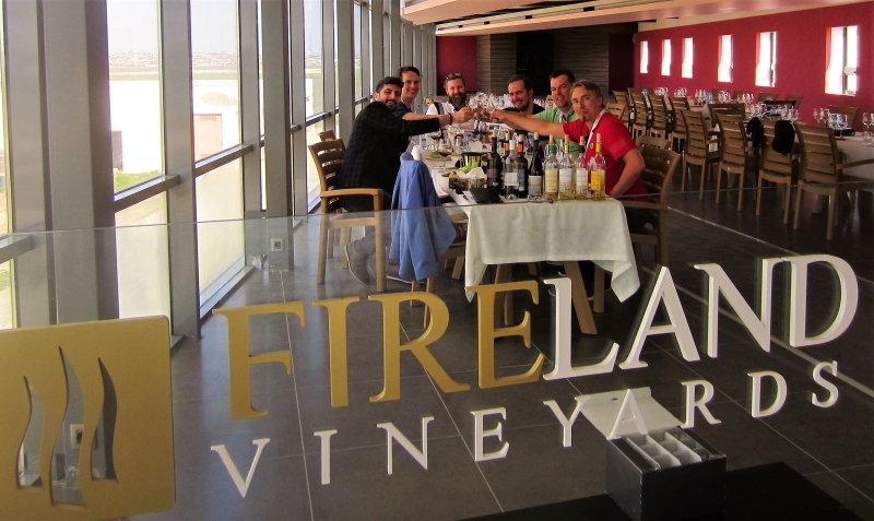 A tasting at Fireland Vineyards in Azerbaijan