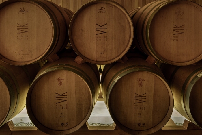French oak producing great results at the impressive Vik Winery