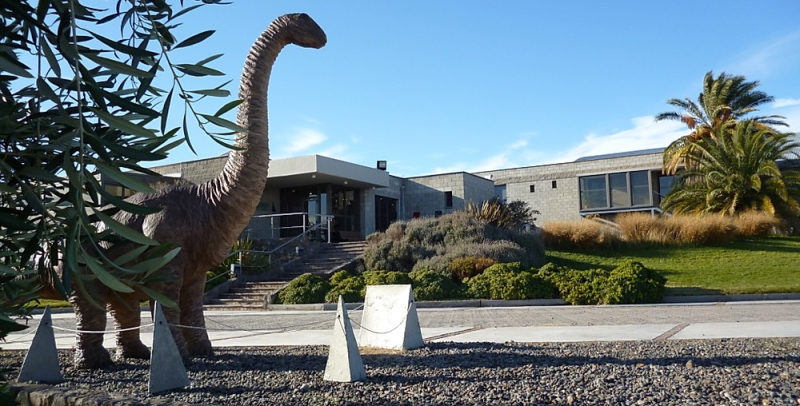 Finding a Dinosaur on your winery is a little unusual