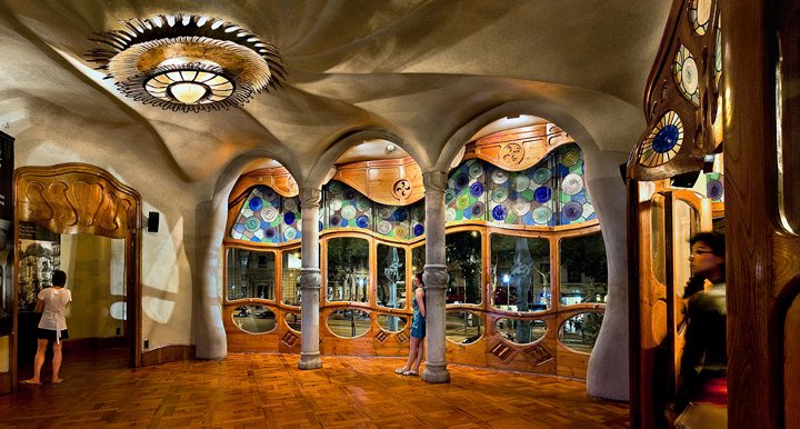 While in Barcelona you can enjoy some wonderful Gaudi architecture