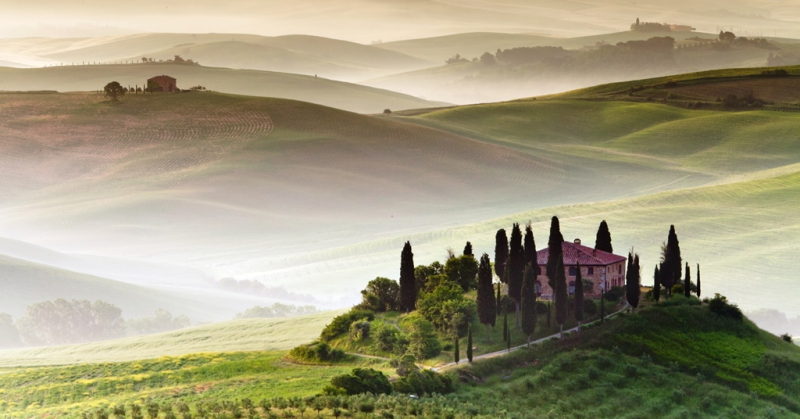 Castiglion del Bosco is indeed blessed with its location in Tuscany