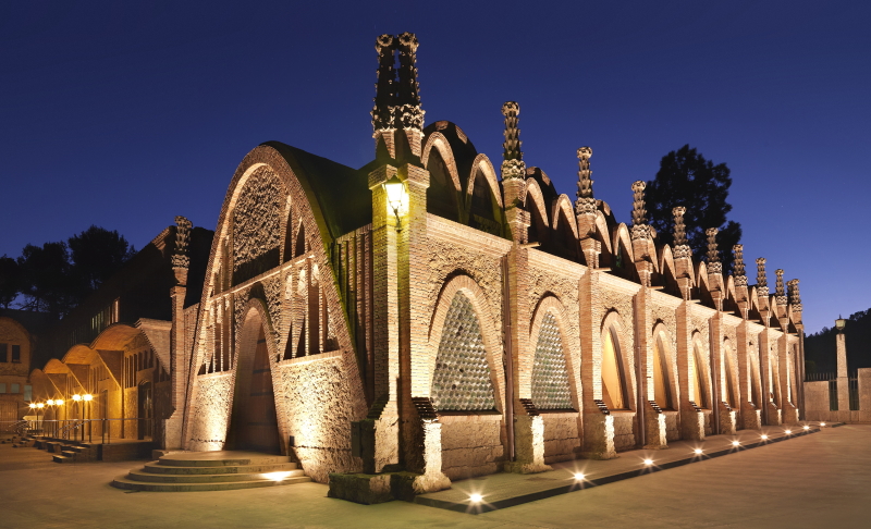 The Codorniu winery is a true architectural beauty