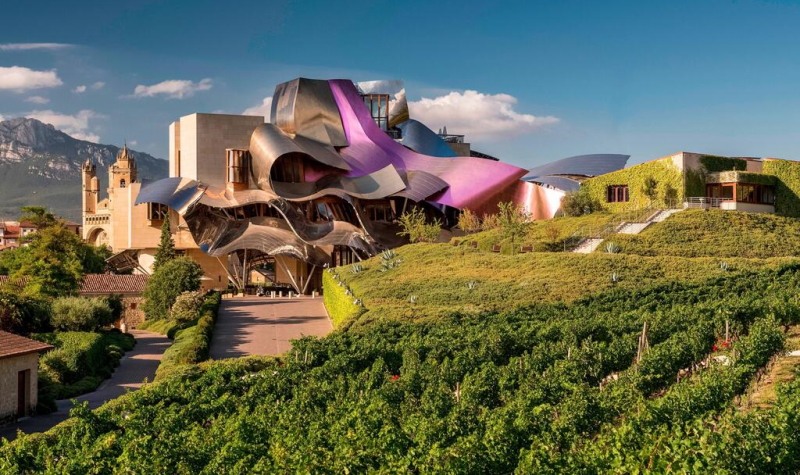 The winery and hotel at Marques de Riscal in La Rioja is a true work of art
