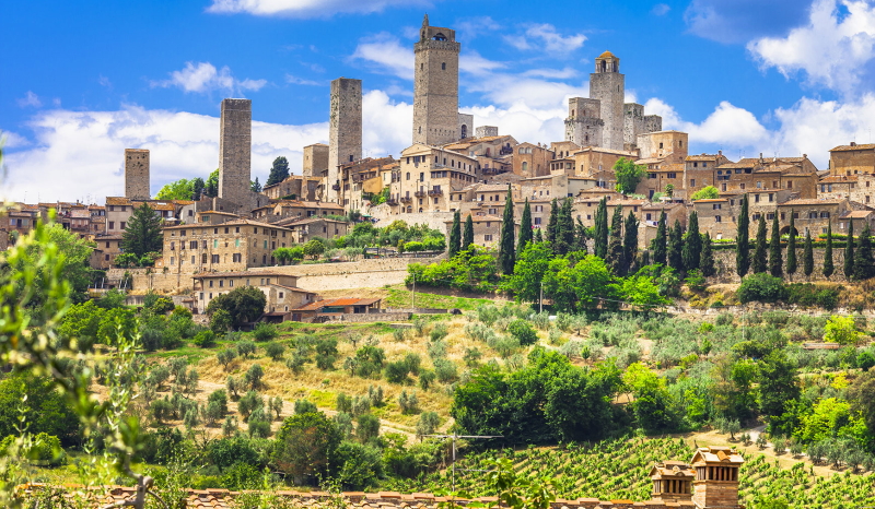 San Gimignano is a jewel of a place in the heart of Tuscany