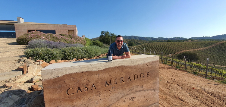 Great views from Casa Mirador at Casa del Bosque winery in Casablanca