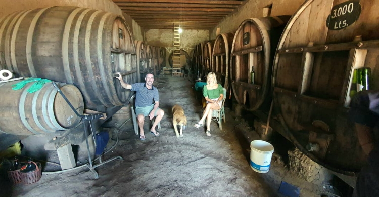 The artisanal Santa Marta winery in Colchagua