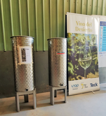 micro vinification allowing small parcels to be used